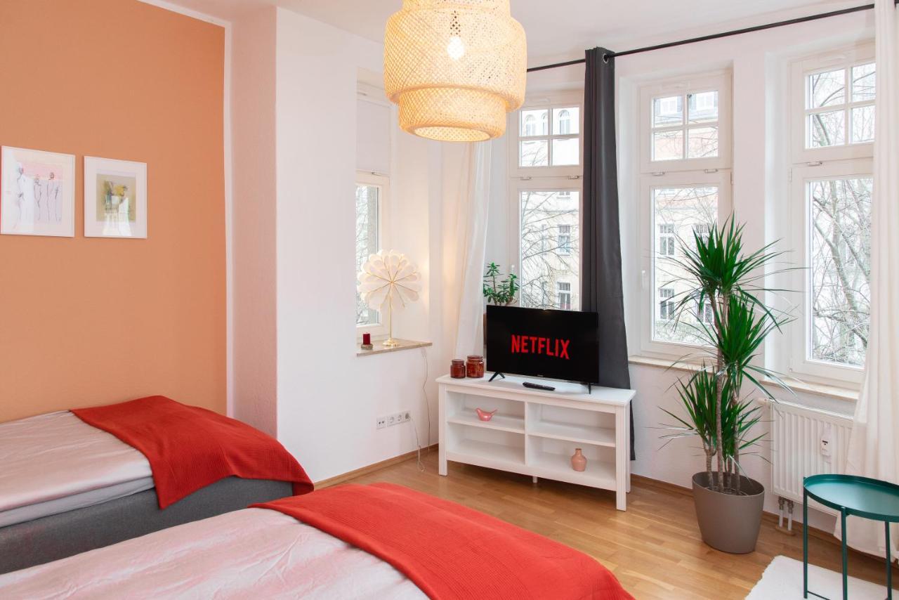 Kassberg Apartment Im Retro-Stil / Netflix & Wifi Chemnitz Exterior foto